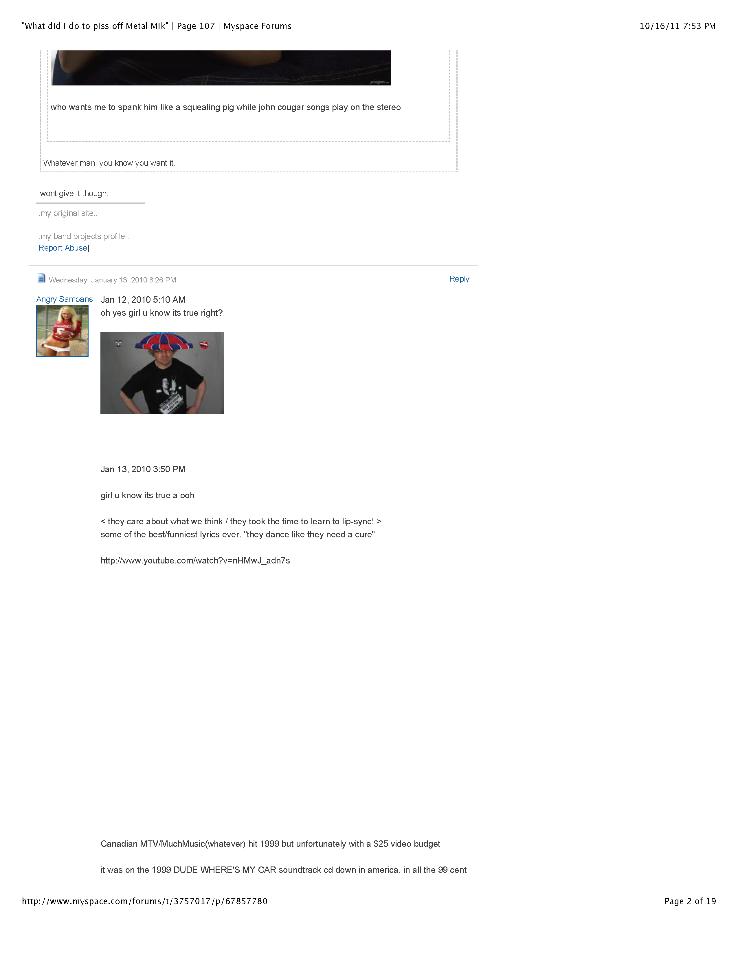 ./MySpace - 'What did I do to piss off Metal Mike' | Page 107 | Myspace Forums re Metal Mike Saunders_Page_02.png